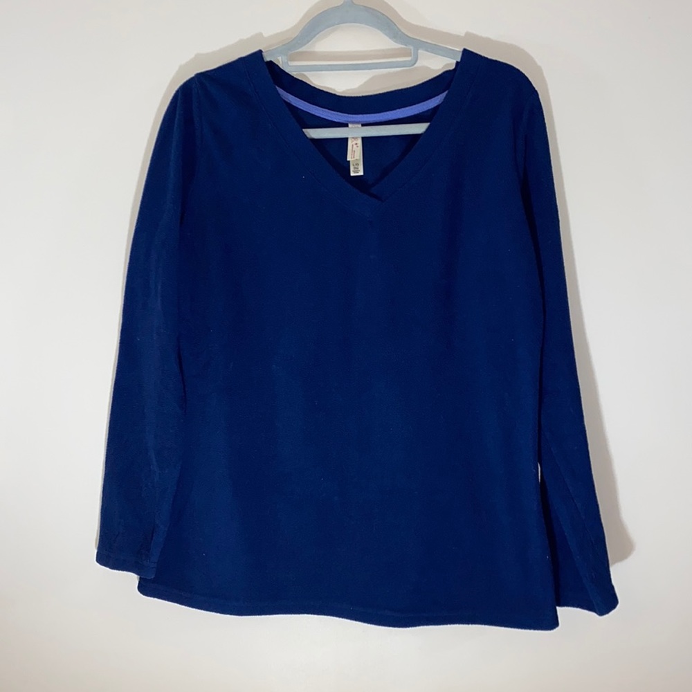 Soft Long-Sleeve Sleepwear top, Size L, Gilligan & OMalley brand